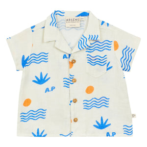 Arsène et Les Pipelettes - Wave Shirt Organic Cotton | Ecru