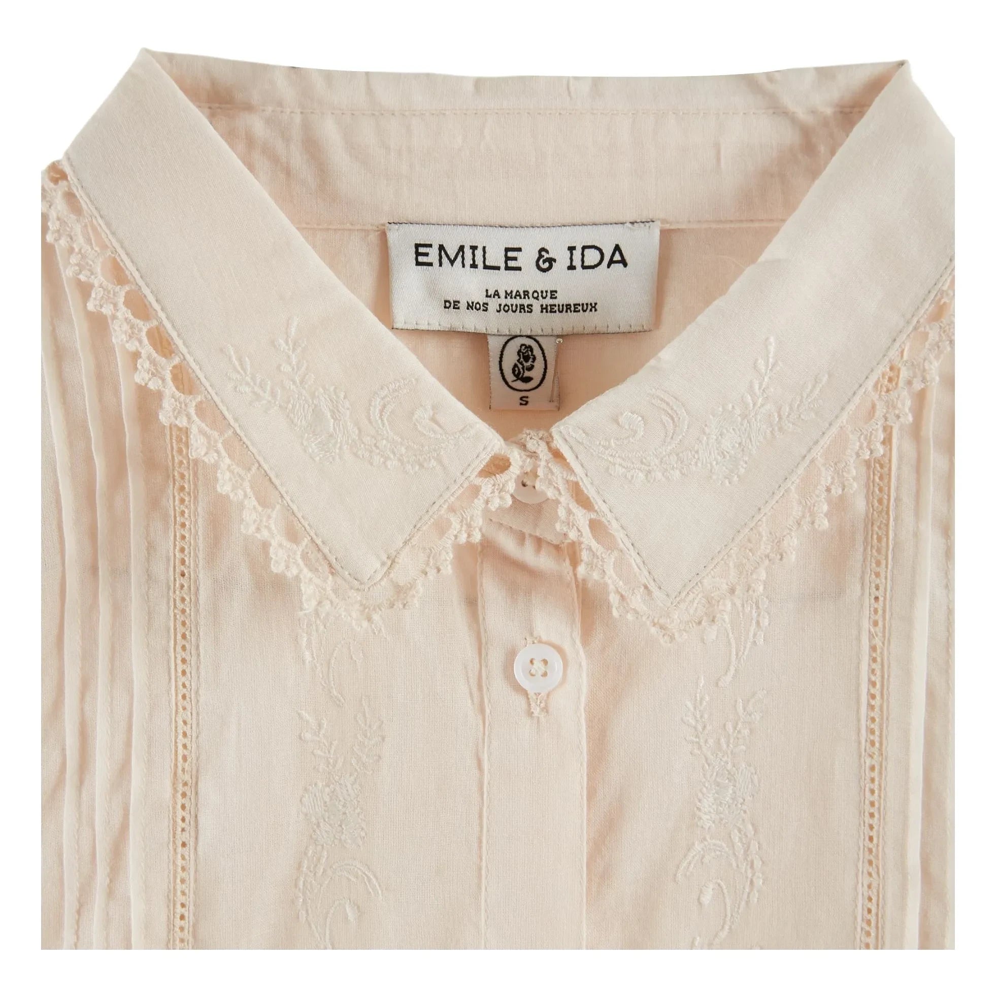 Emile and Ida - Vintage Pamuk Bluz | Krem