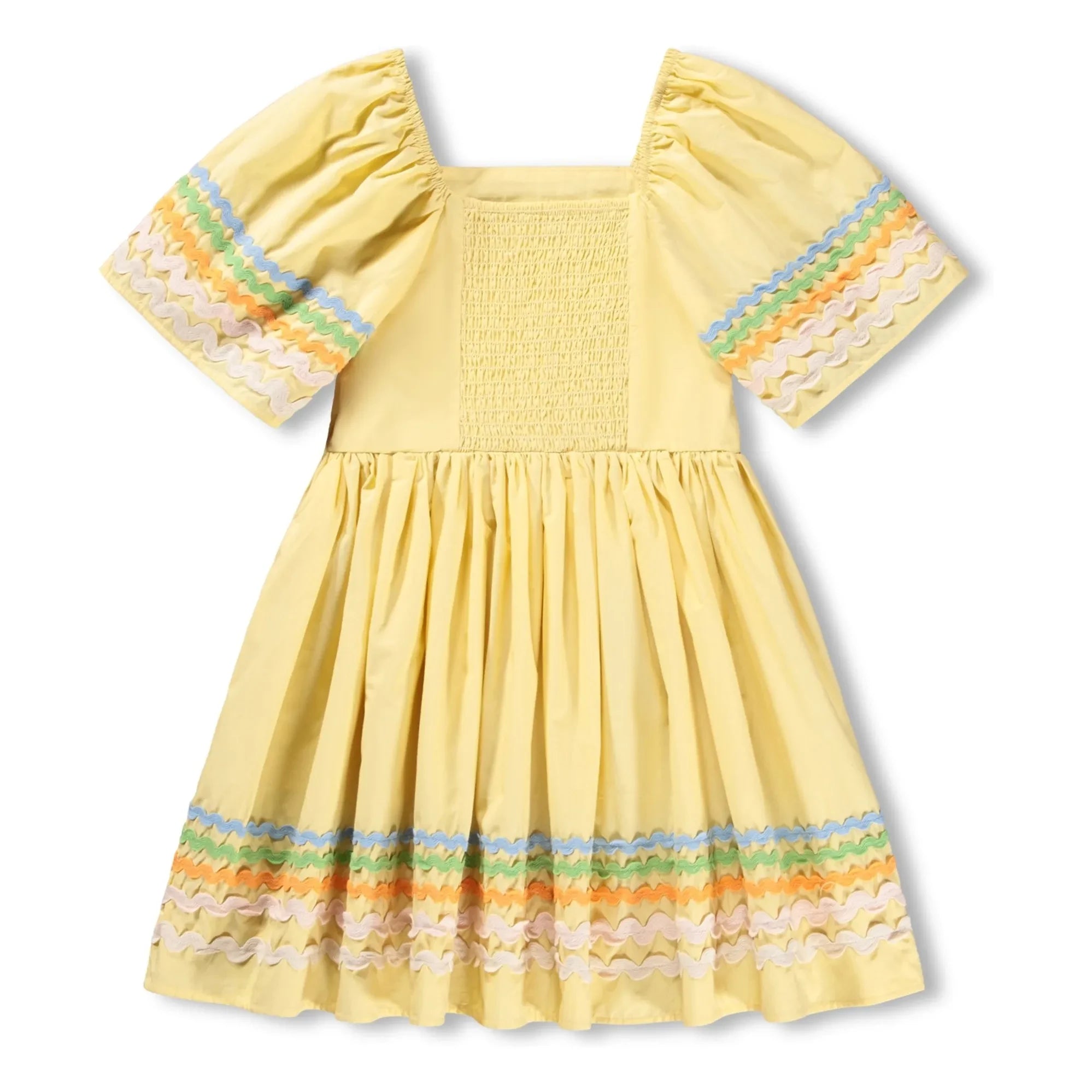 Molo - Clotilde organic cotton dress | Pale yellow