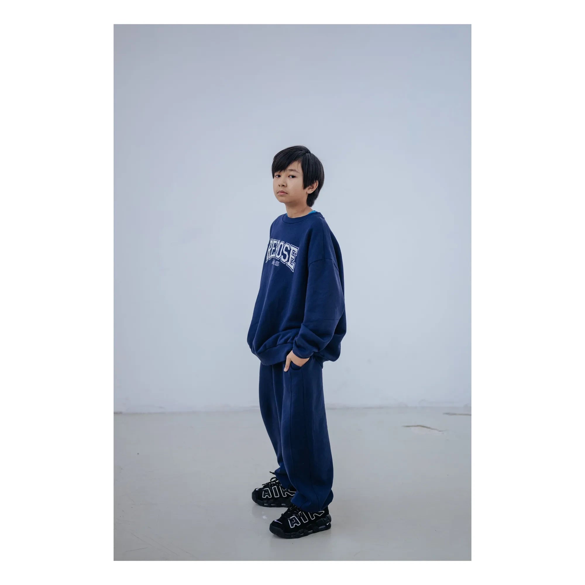 Repose AMS - Cozydrop REPOSE AMS Organic Cotton Sweatshirt | Navy Blue