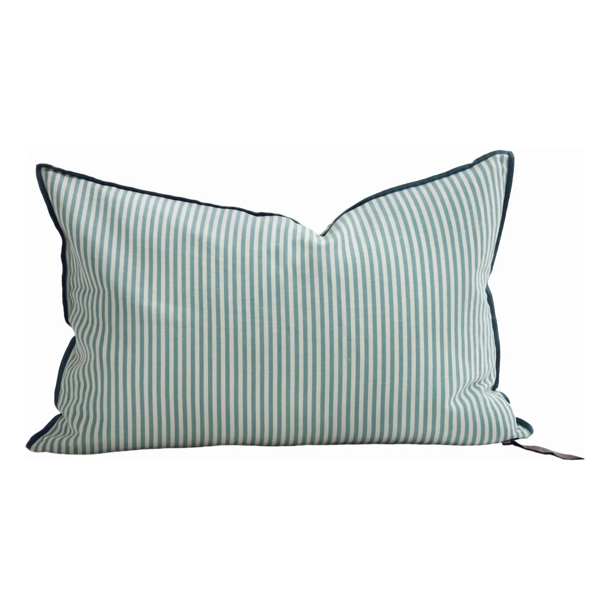 Maison de Vacances - Portofino Fabric Vice Versa Pillow | Aqua