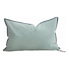 Maison de Vacances - Portofino Fabric Vice Versa Pillow | Aqua