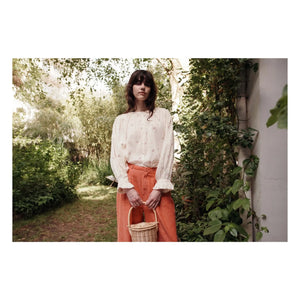 Emile et Ida - Dounia Organic Cotton Blouse | Cream