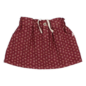 Búho - Cottage Fleurie etek | Bordo