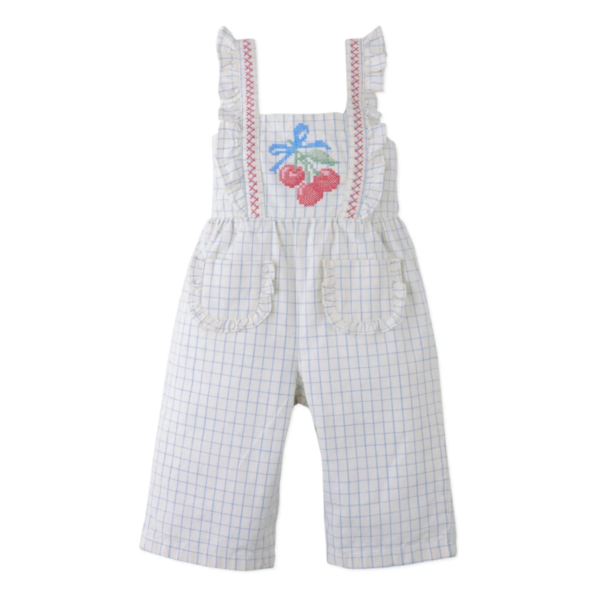 Gingersnaps - Poebe Ruffled Romper | Ecru