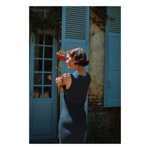 Poudre Organic - Féve Dress | Navy Blue