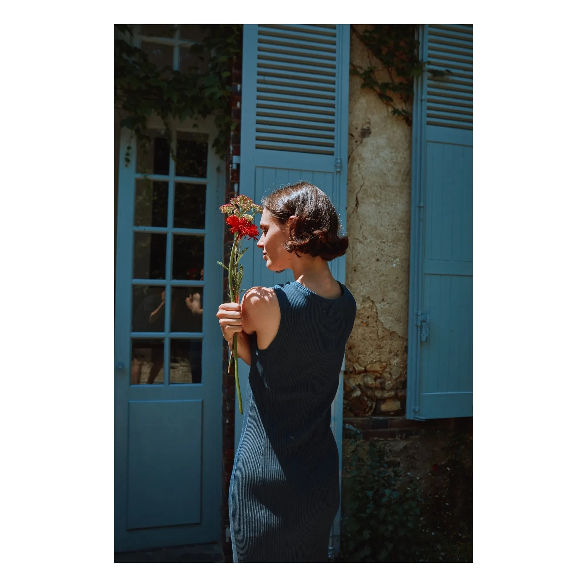 Poudre Organic - Féve Dress | Navy Blue