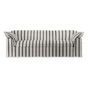 HKliving - Nomad 3-seater striped sofa | Chalk
