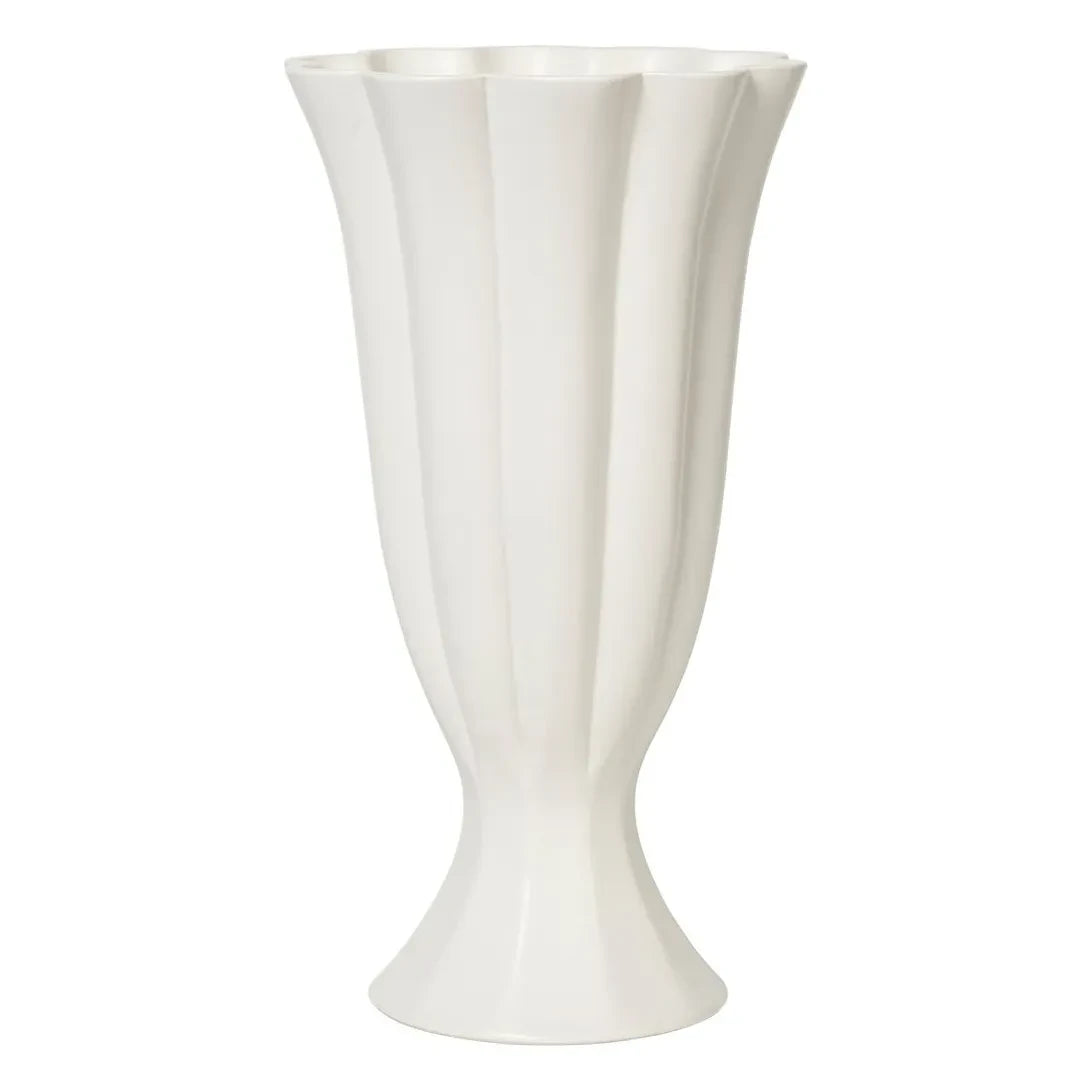 Broste Copenhagen - Heli Vase | Cream