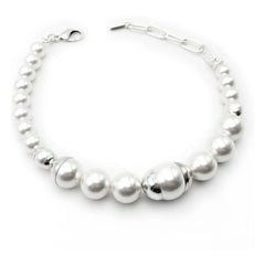 Perrine Taverniti - Montera Pearl Necklace | Silver