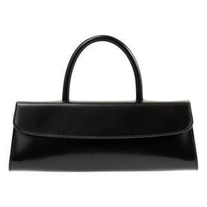 BY FAR - Mini Long Bag Semi-Gloss Leather | Black