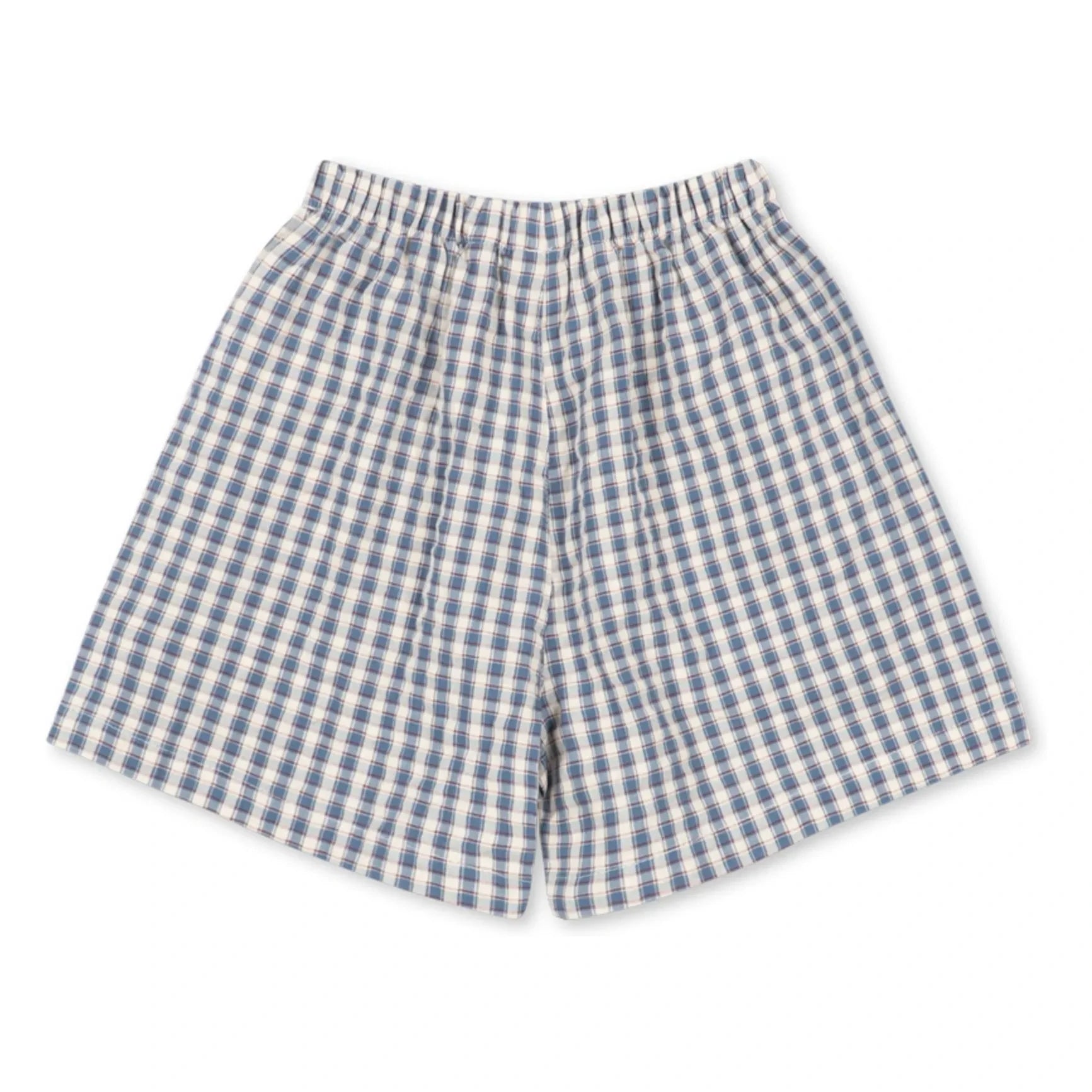 Konges Sløjd - Kim Organic Cotton Check Shorts | Blue