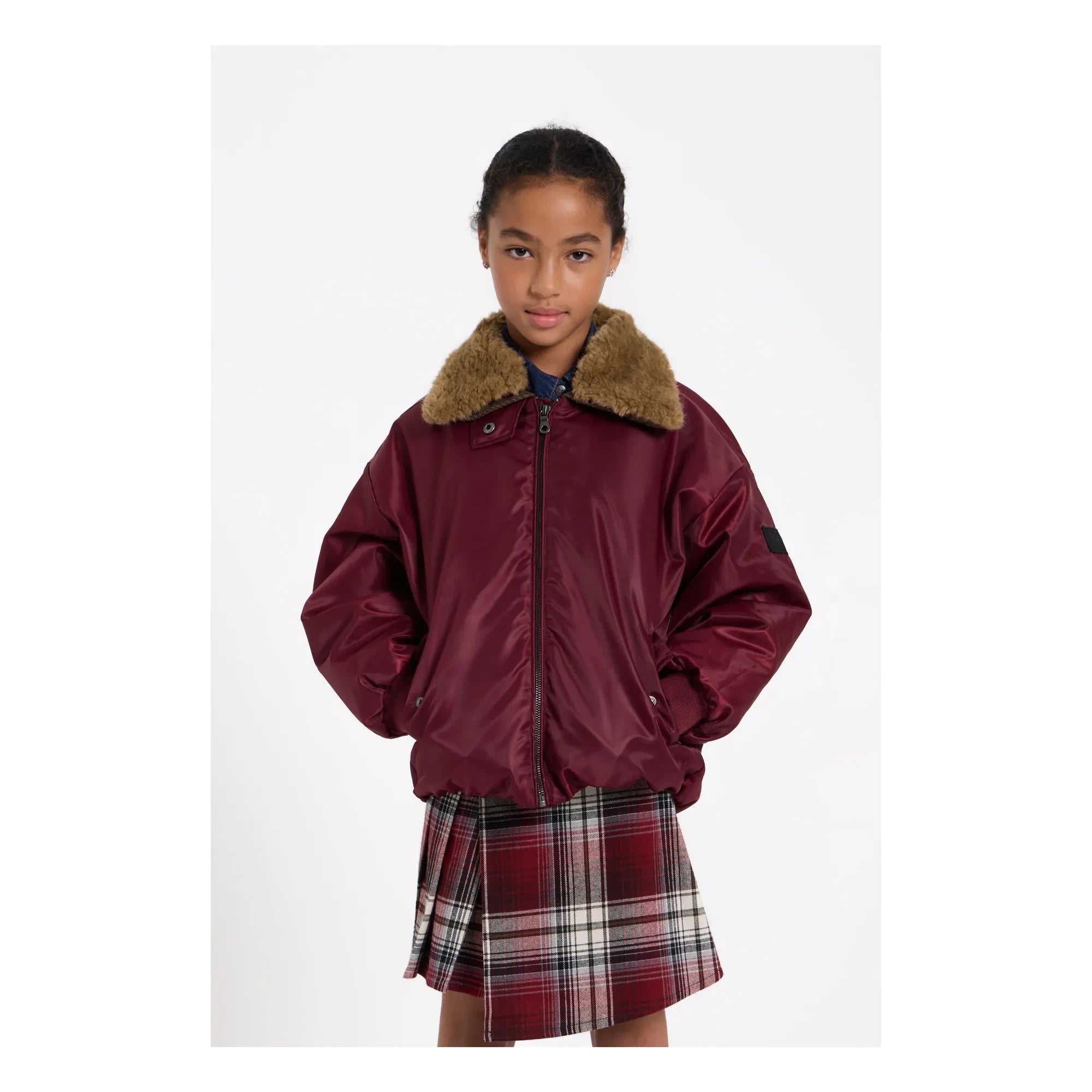 Finger in the Nose - Aria Bomber Jacket | Aubergine