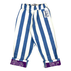 Club Trésor - Normandi Striped Convertible Pants | Blue