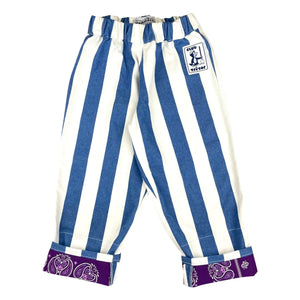 Club Trésor - Normandi Striped Convertible Pants | Blue