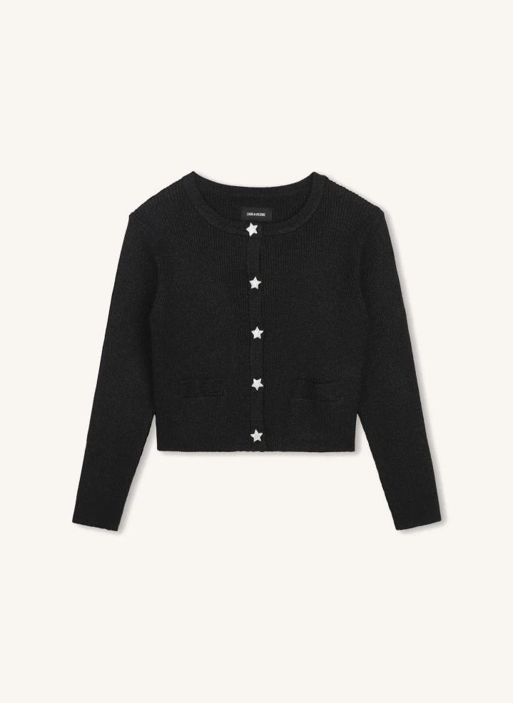 Zadig & Voltaire - Buttoned Star Vest | Black