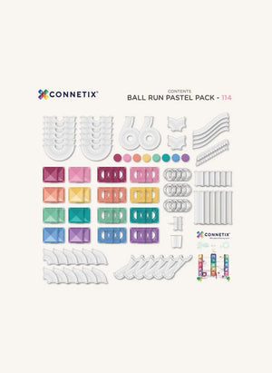 Connetix - Pastel 114 Piece Ball Run Set