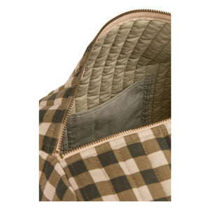 Nobodinoz - Hyde Park Checkered Weekend Bag | Green