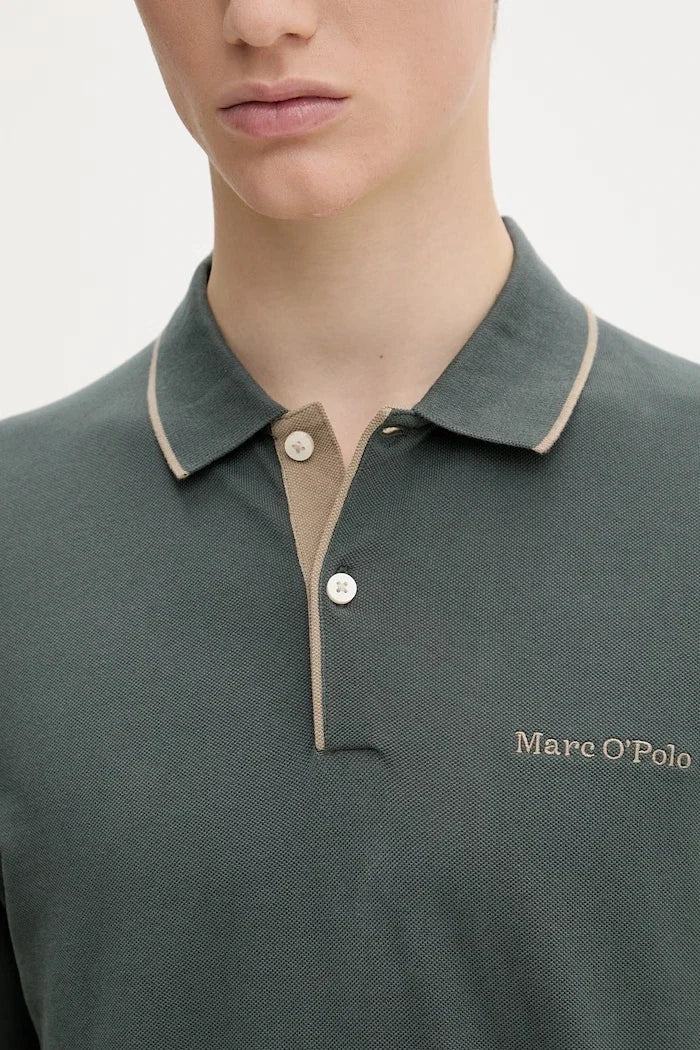 Marc O'Polo Polo Yaka Erkek Pamuklu Tişört