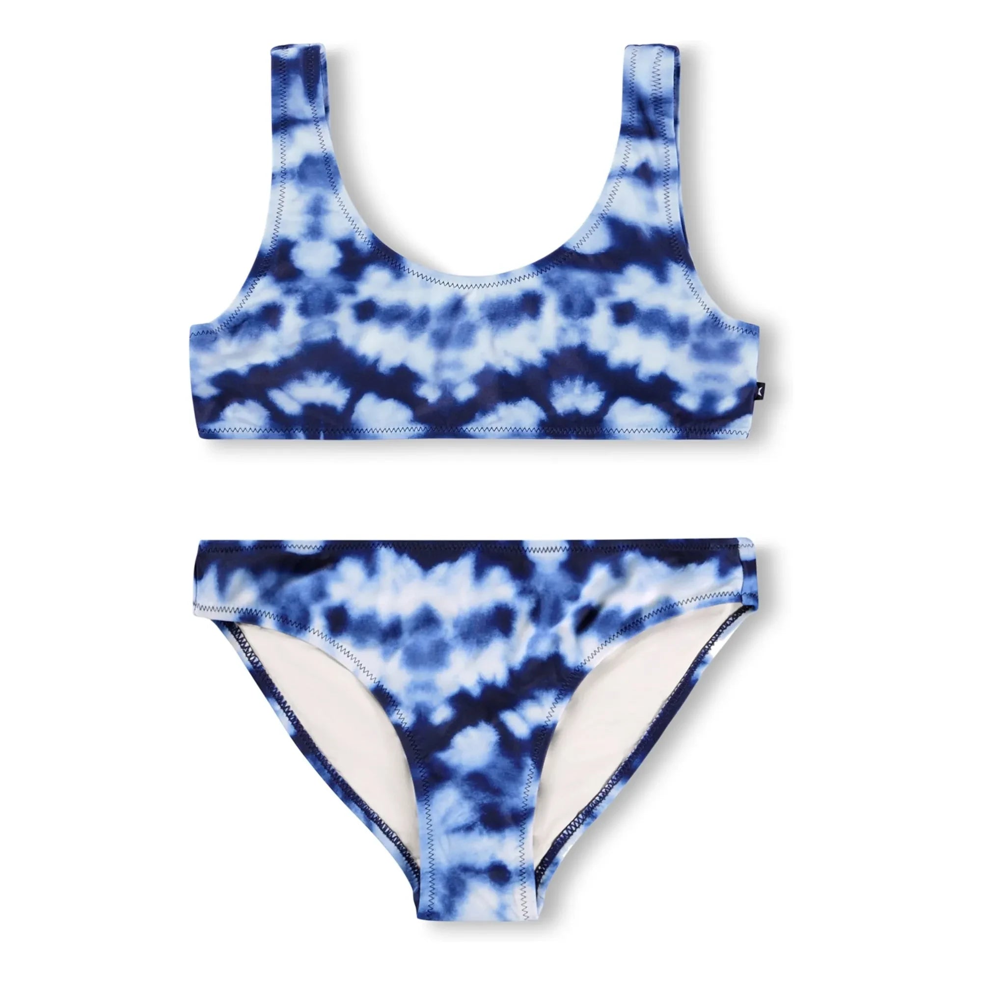 Molo - Nola Batik Pattern Swimsuit Made from Recycled Fibers | Navy