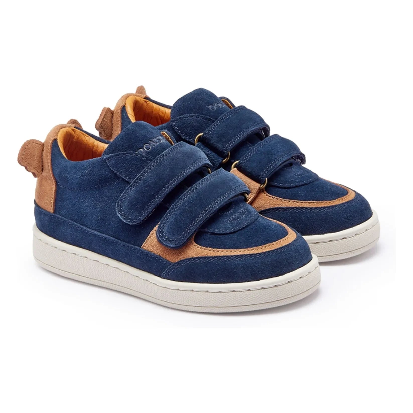 Donsje - Rinou Koala Süet Tırtıklı Sneakers | Gece mavisi