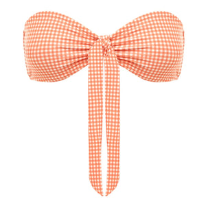 Peony - Sleeveless tied top | Coral pink
