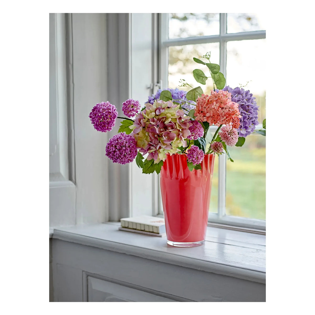 Bloomingville - Janine Glass Vase | Coral