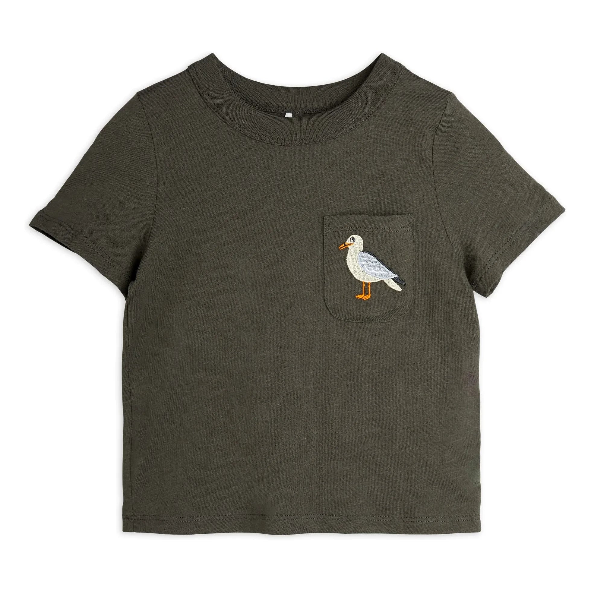 Mini Rodini - Seagull T-Shirt Organic Cotton | Black