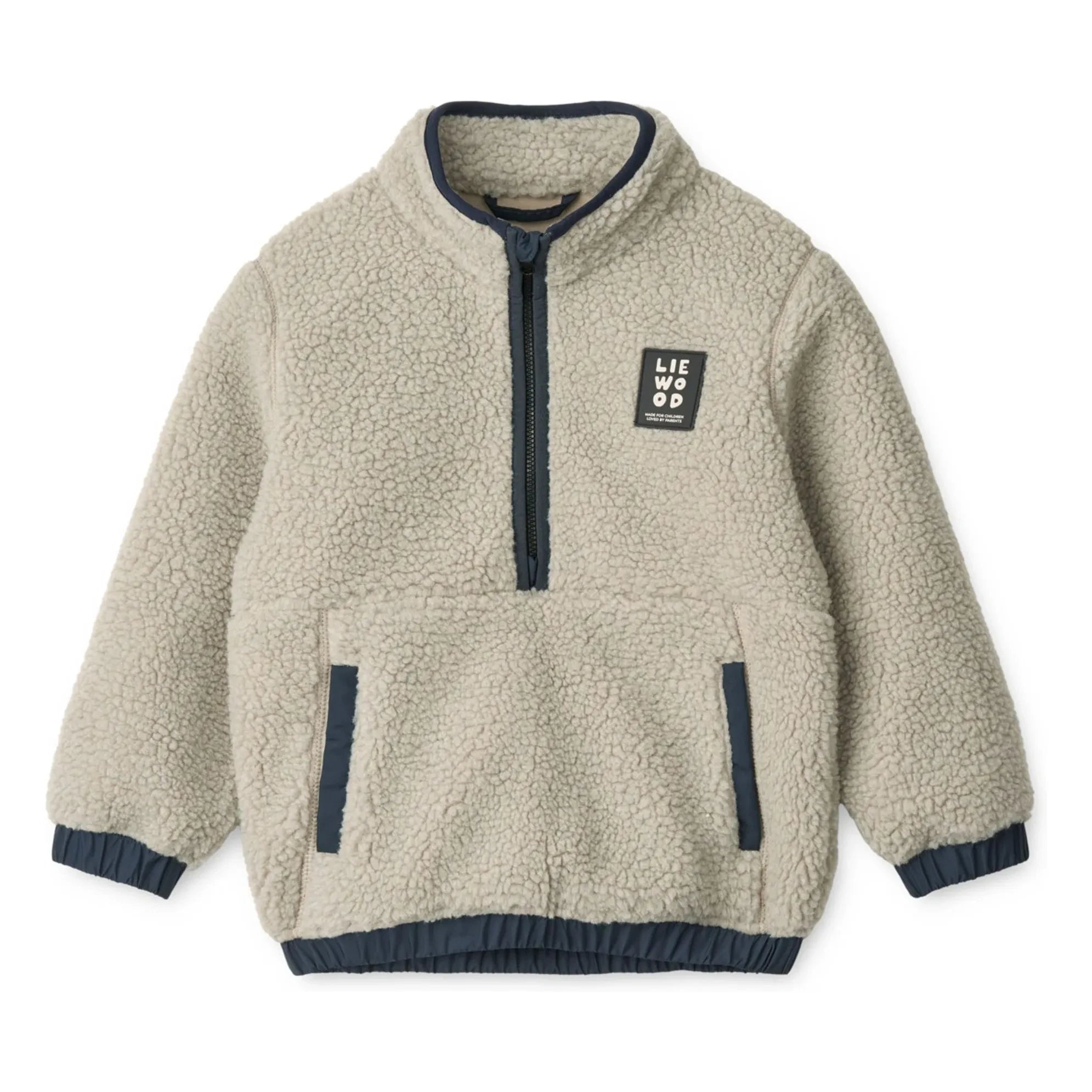 Liewood - Balou Geri Dönüştürülmüş Elyaf Sherpa Sweatshirt | Açık gri