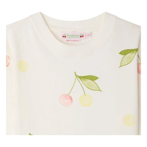 Bonpoint - Thida Cherries Organic Cotton T-Shirt | Cream