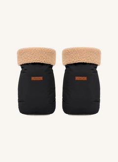 Töastie - Recycled Fiber Baby Stroller Gloves | Black