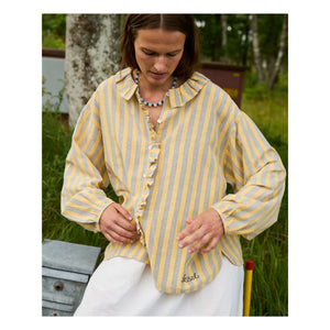 SISSEL EDELBO - Mirelle Striped Shirt | Yellow