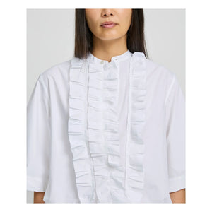 Laurence Bras - Blouse Magrita Short Cotton | White