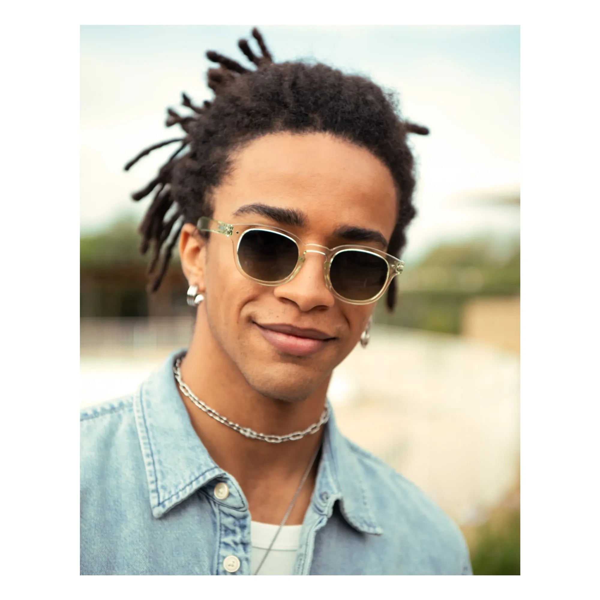 IZIPIZI - Polarized Sunglasses #C | Light Green