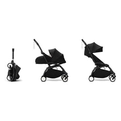 Stokke® - YOYO³ full baby stroller 0+ and 6+ Black frame | Black