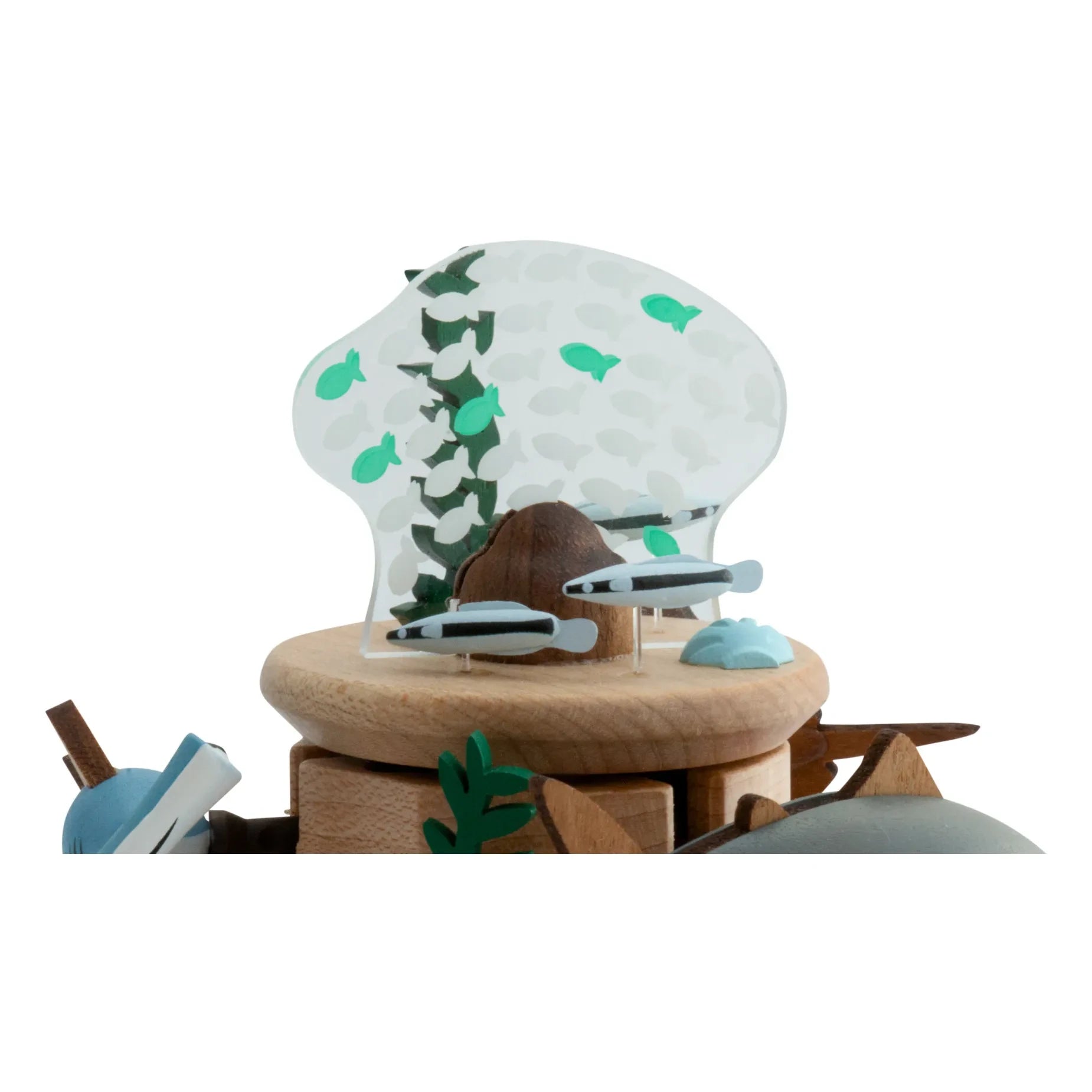 Wooderful Life - Fish Wooden Music Box