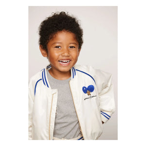 Mini Rodini - Recycled Fiber Ping Pong Jacket | White