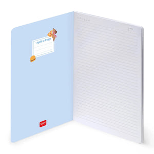 Legami - B5 Çizgili Resimli Sert Kapaklı Defter - Köpek