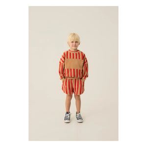 The Campamento - Çizgili sweatshirt | Kamel