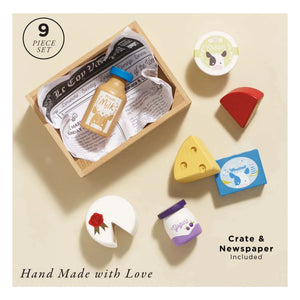 Le Toy Van - Cheese and Dairy Toy Basket