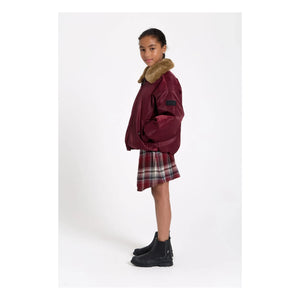 Finger in the Nose - Aria Bomber Jacket | Aubergine