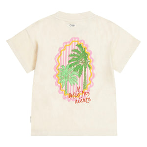 Tumble N'Dry - Oversized Maringa Organic Cotton T-Shirt | Ecru