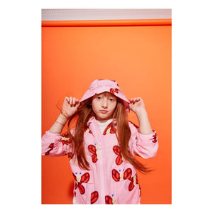 Wynken - Butterflies Waterproof Jacket | Pink