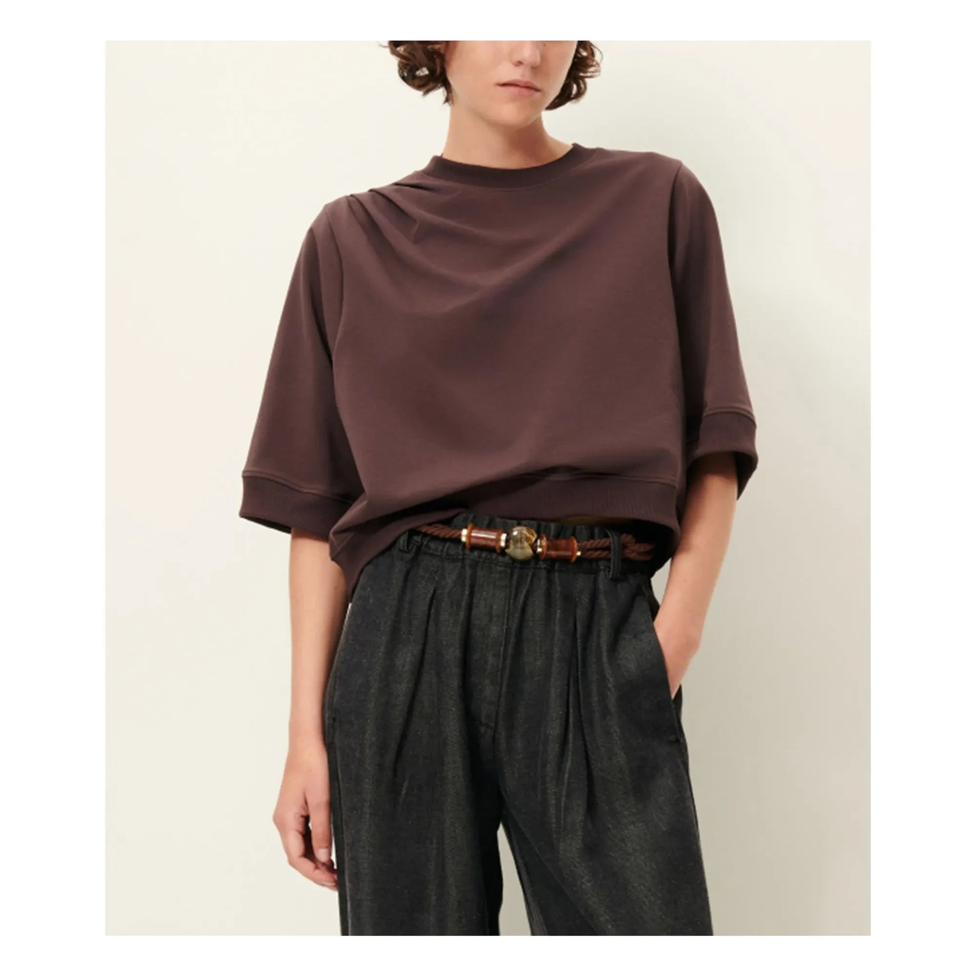 Sessùn - Pova T-Shirt | Brown