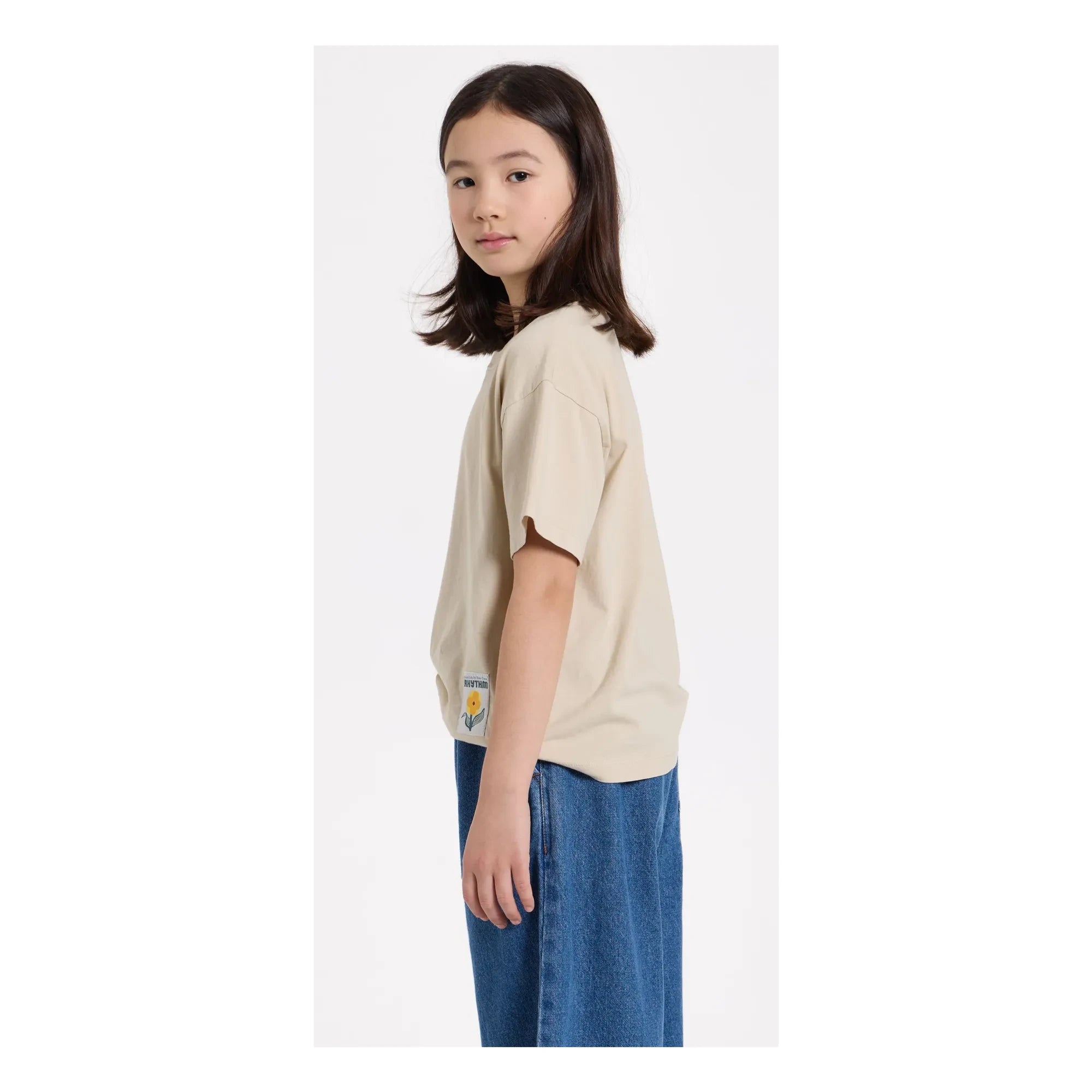 Hundred Pieces - Luna Organic Cotton T-Shirt | Beige