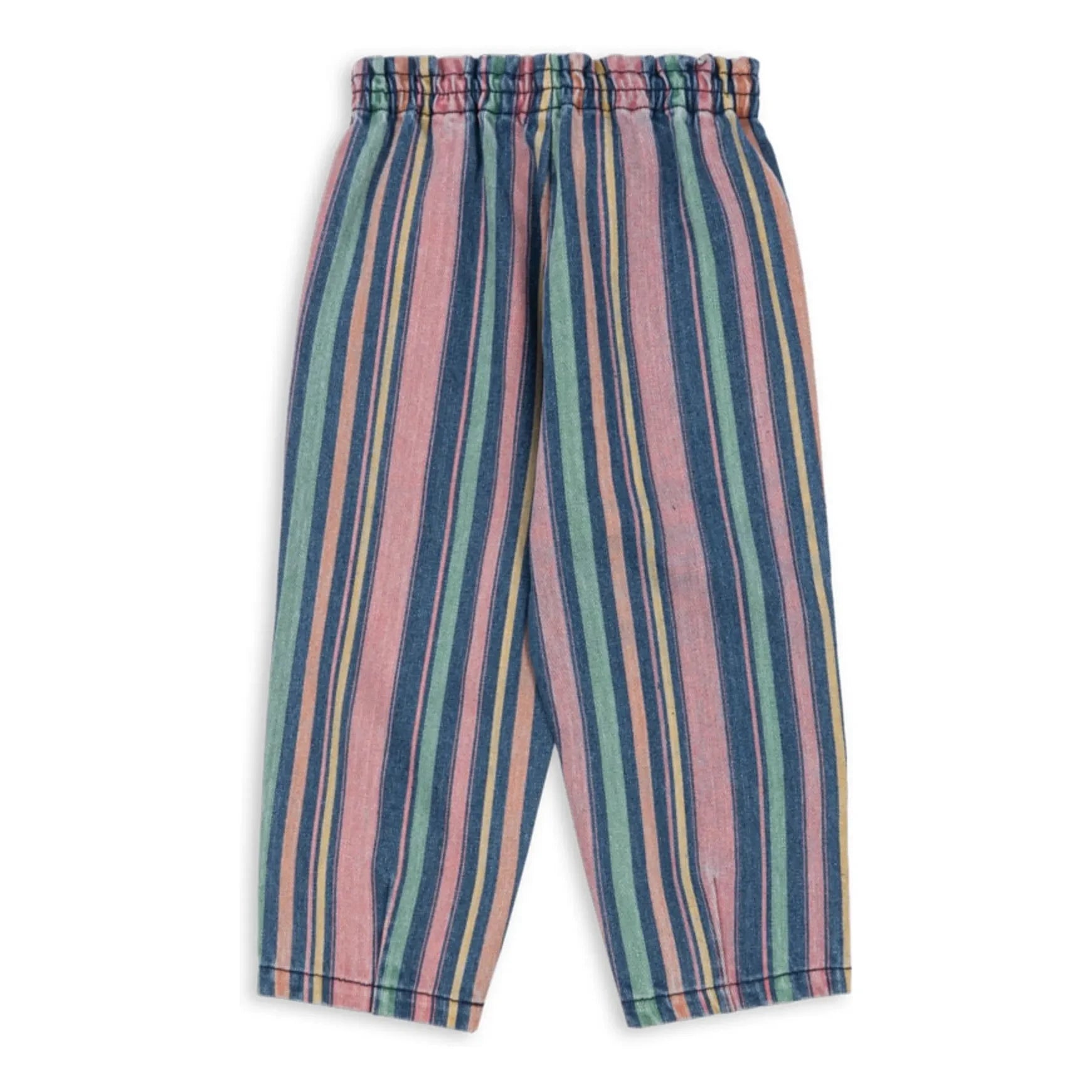 Konges Sløjd - Striped Organic Cotton Magot Trousers | Blue
