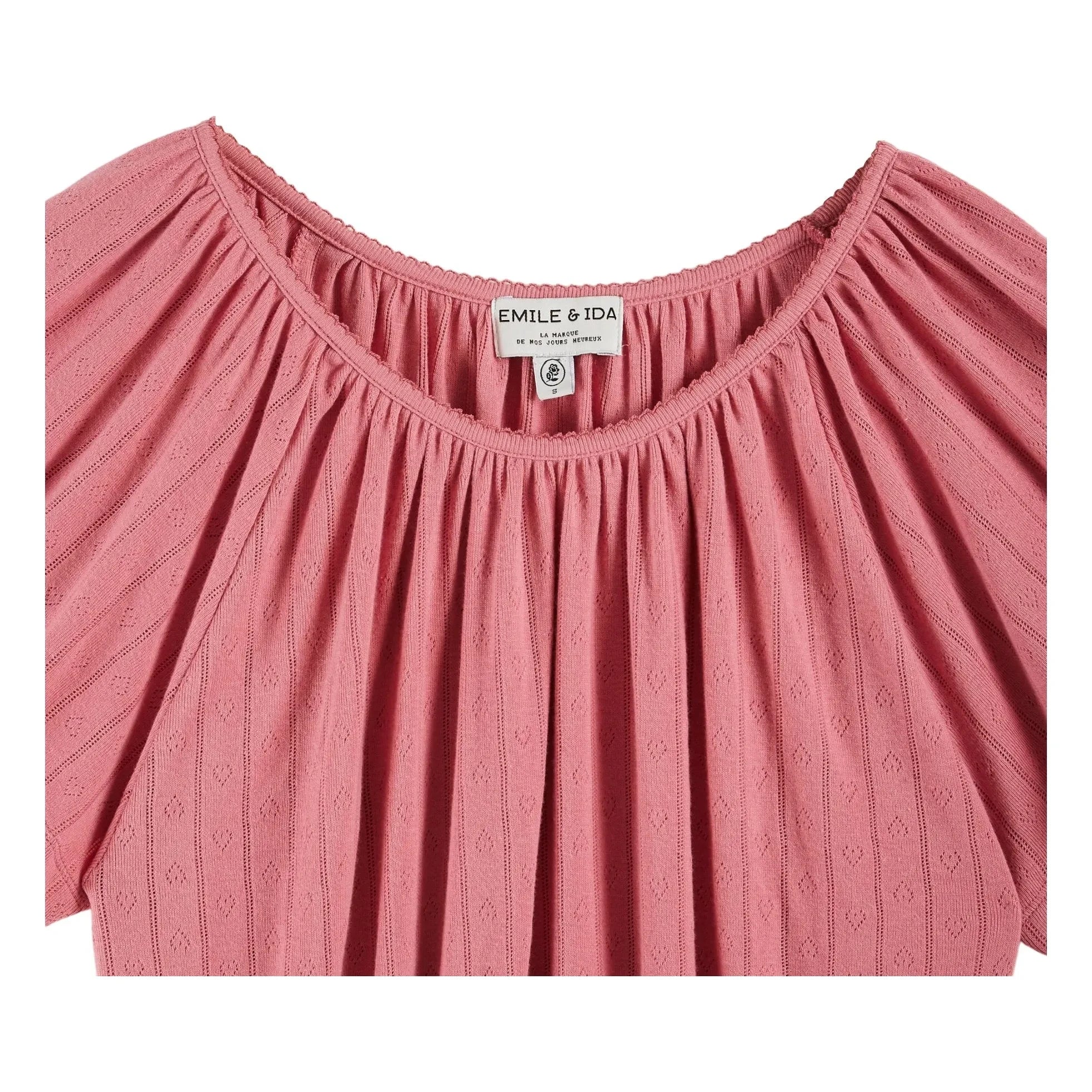 Emile et Ida - Banka T-shirt | Raspberry