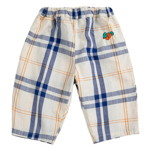 Bobo Choses - Organic Cotton Checkered Pants | Off-white