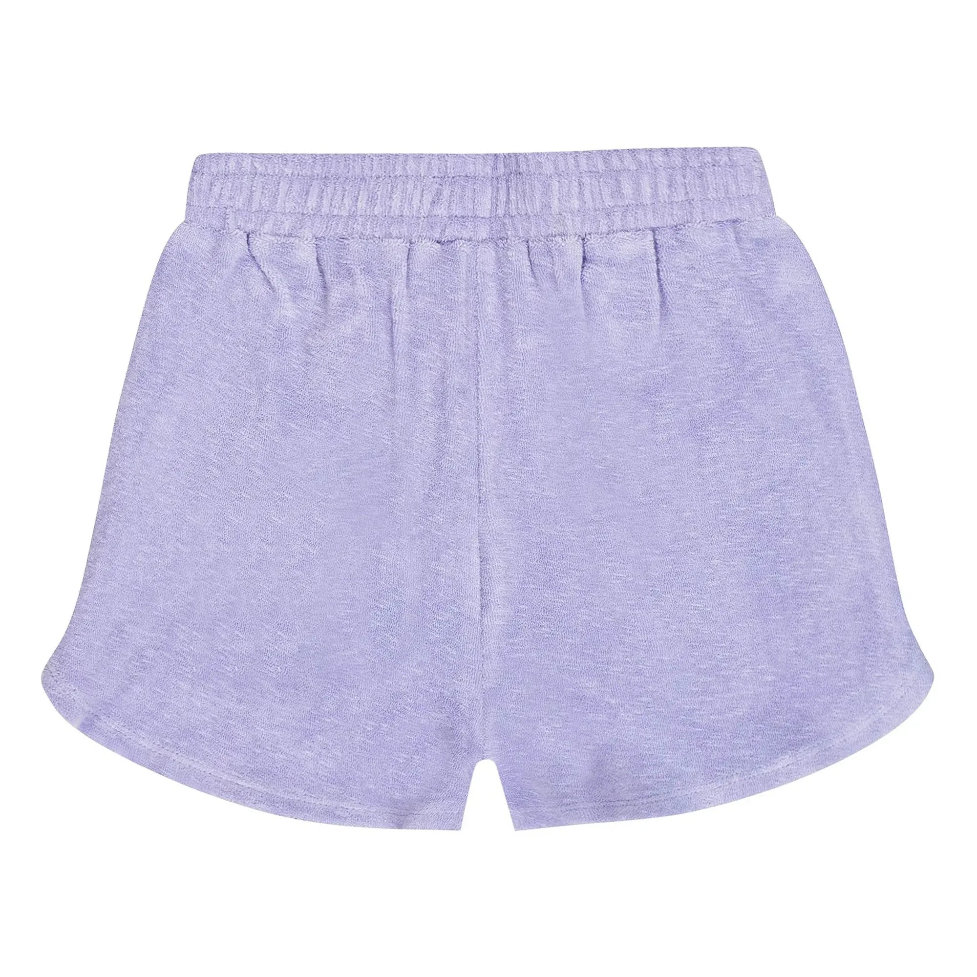 Tumble N'Dry - Camille Two organic cotton towel shorts | Lavender