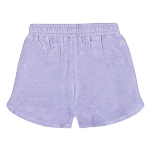 Tumble N'Dry - Camille Two organic cotton towel shorts | Lavender